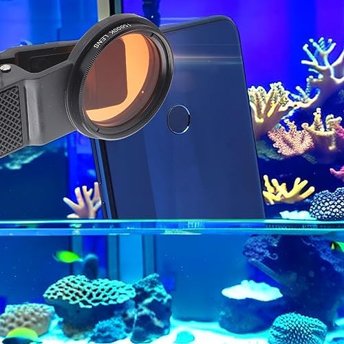 Zerodis Fish Photography Lens, Smartphone Camera Lens Filter Accessories with Macro for Reef Aquarium Photography - Image 6