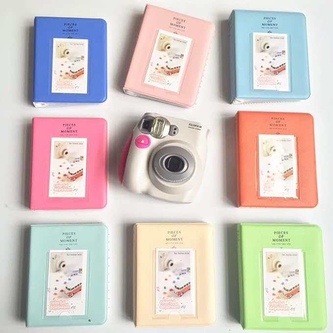 64 Pockets For Polaroid Photo Album Mini Instant Picture Case Storage For Fujifilm Instax Mini Film 8 Korea Instax Album-Green - Image 3
