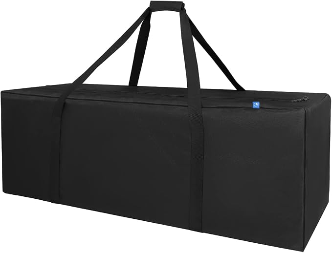 COOLBEBE 42" Sports Duffle Bag - 150L Extra Large Travel Duffel Luggage Bag | Upgrade Zipper, Sturdy & Water Resistant for Camping Moving, Black by COOLBEBE