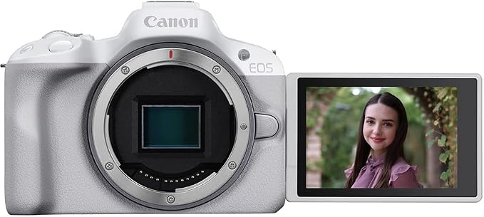 Canon EOS R50 Mirrorless Camera Body Only (White) 5812C002 Bundle with Sandisk 128GB Memory Card, Deco Essentials Camera Bag and Premium Photography Protocol Ebook Digital Download Guide - Image 8