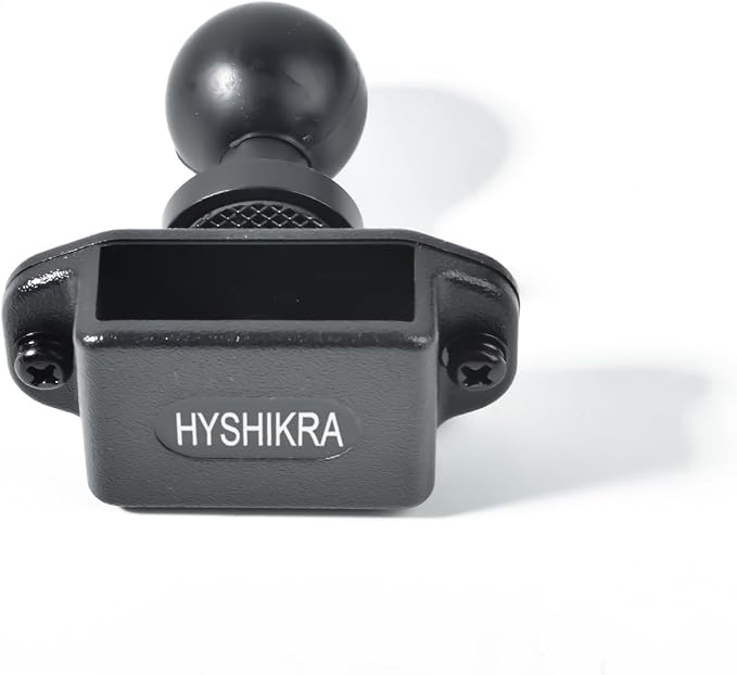 Universal Radio Bracket, Walkie-talkies Back Clip Mount with 25mm 1" Ball Adapter Compatible with RAM Mounts B Size Double Socket Arm by HYSHIKRA