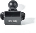 Universal Radio Bracket, Walkie-talkies Back Clip Mount with 25mm 1" Ball Adapter Compatible with RAM Mounts B Size Double Socket Arm by HYSHIKRA
