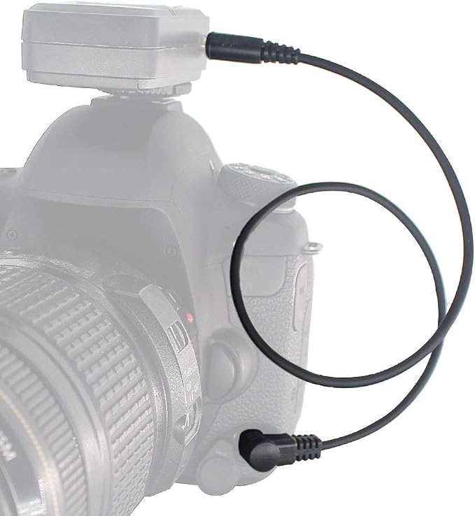 Camera Shutter Connecting Cable 3.5mm-N3 Connecting Plug Compatible for Canon EOS Cameras with Pixel Shutter Remote Control (Compatible for TW-283 Series Shutter Remotes) - Image 4