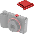 JJC Red Camera Shoe Cover for Ricoh GR IV GRIV GR4 GR IV HDF GR IV Monochrome, Replaces GK-2 Shoe Cover, Flash Hot Shoe Cover Cap for GR IV GRIV GR4 by JJC