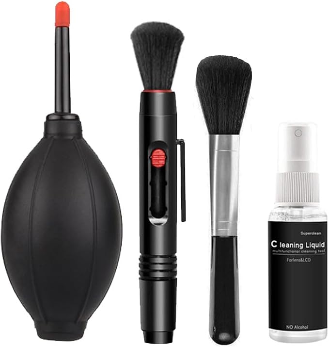 13 in 1 Dust Swiping Air Blower Brush Pen Cleaner Cloth Cleaning kit for Digital Video Camera Computer Smartphone Screen Lens - Image 3