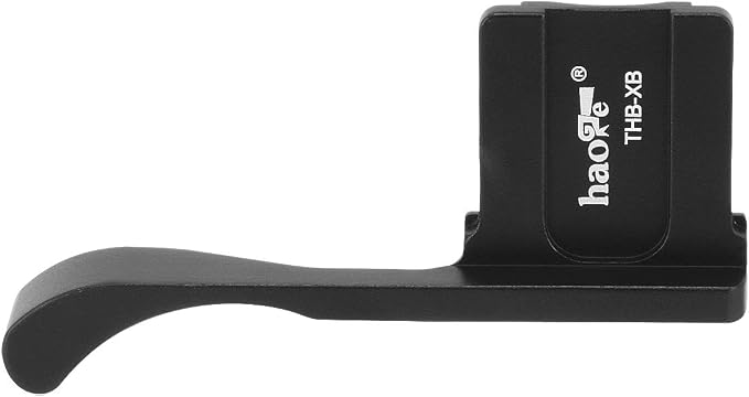 Haoge THB-XB Metal Hot Shoe Thumb Up Rest Hand Grip for Fujifilm Fuji FinePix X100F X-100F X-Pro2 XPro2 X-Pro3 XPro3 Camera Black - Image 4