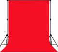 Red Photo Backdrop Cloth Professional Photography Background 8x10ft | Seamless Design eliminates Wrinkle Portrait Photography Wedding Dark Theme Decorations by MIZSYE