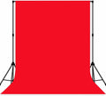 Red Photo Backdrop Cloth Professional Photography Background 5x7ft | Seamless Design eliminates Wrinkle Portrait Photography Wedding Dark Theme Decorations by MIZSYE