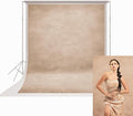 UrcTepics 8x16ft Beige Abstract Textured Professional Photography Backdrop Fabric for Studio, Portraits, Headshot, Event. by UrcTepics