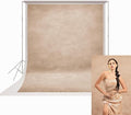 UrcTepics 8x12ft Beige Abstract Textured Professional Photography Backdrop Fabric for Studio, Portraits, Headshot, Event. by UrcTepics