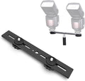 Dual Flash Bracket 8in/20.3cm Camera Mount Tripod Bracket with 1/4 Screw Hot Shoe Flash Light Bracket for LED Light Microphone 3D Stereo Stereoscopic Photography by KAGYOKU