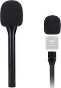 Rode Handheld Wireless Mic Stand with Pop Filter, Holder for Wireless Go 2/Pro, Interview Microphone Adapter for Go/ME by sunmon