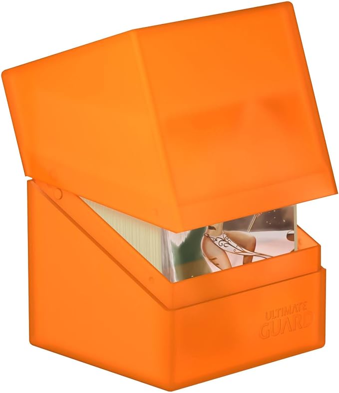 Ultimate Guard Boulder 100+ Classic, Deck Case for 100 Double-Sleeved TCG Cards, Topaz, Secure & Durable Storage for Trading Card Games, Soft-Touch Finish - Image 3
