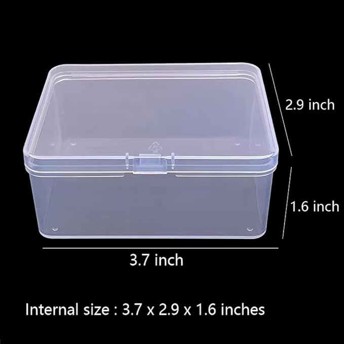 4PCS Plastic Game Card Storage Box, Card Case for UNO Cards, playing card box, High Capacity Playing Card Case (NO Cards) - Image 4