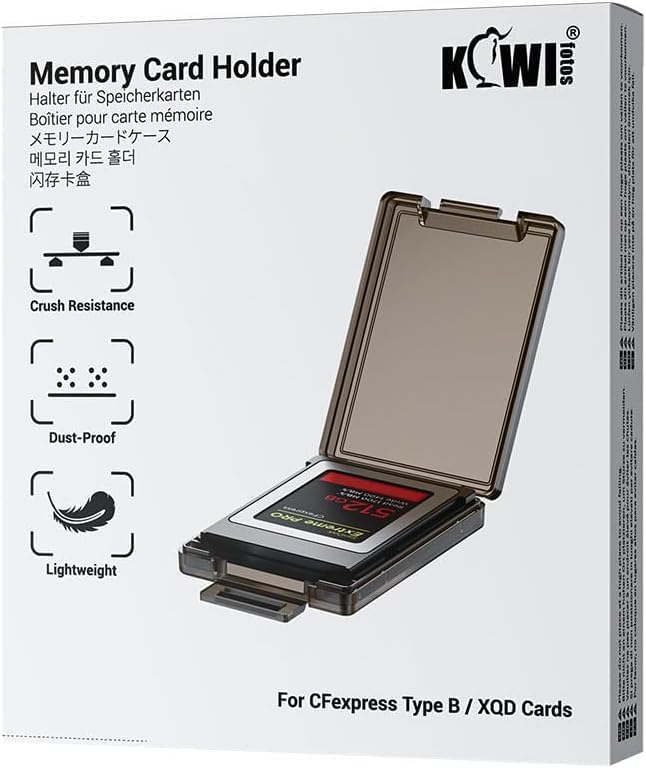 12 Pcs CFexpress Type-B/XQD Card Holders Storage Cases with Label Stickers | 12 Pcs independent cases, specially for CFexpress Type-B/XQD cards, dustproof anti-scratch protection, adhesive Label - Image 9