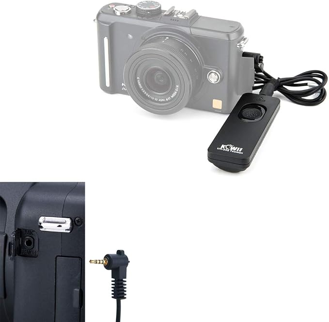 Kiwifotos DMW-RSL1 Remote Control Shutter Release for Panasonic G7 G9II G85 | for Lumix G9 II GH7 GH6 GH5 GH5S GH4 S5 S1 S1R S1H GX8 GX7 FZ300 FZ1000 II FZ2500 FZ200 FZ150 FZ100 G6 G5 G3 G2 GH3 & More - Image 6