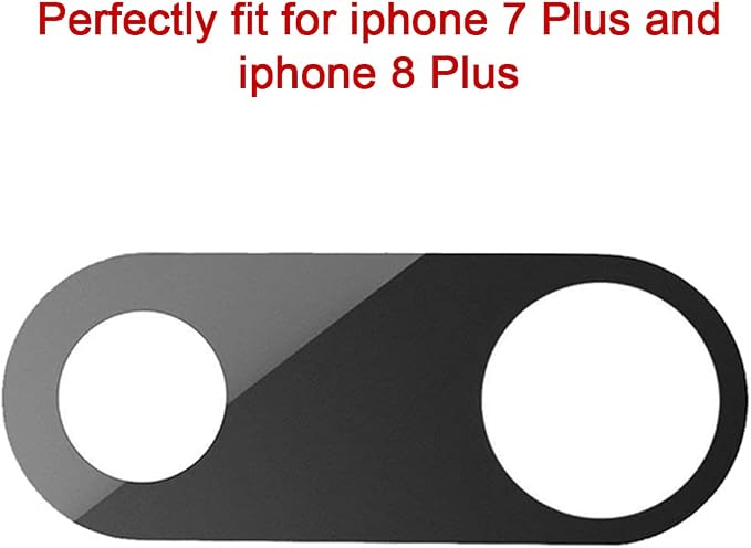2 Pcs OEM Back Rear Camera Lens Glass Replacement for iPhone 8 Plus and 7 Plus with pre-Installed Adhesive and Reparing Toolkit - Image 2