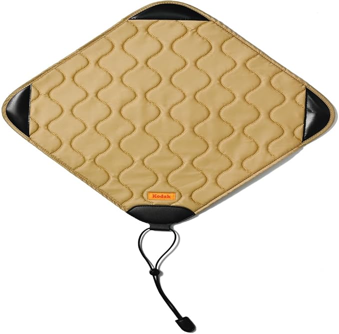 KODAK Camera Wrap Size L 38.5x38.5cm - Water-Resistant, Anti-Scratching and Dust-Free Protective Cloth for SLR Camera, Tele Lens (Khaki) [ONE Item] by Unknown