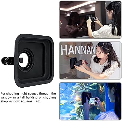 PROfezzion Anti-Reflection/Glare Cell Phone Lens Hood Shade for iPhones | for iPhone 17 16 15 14 13 12 Samsung Google Huawei Phone, Magnetic Clip with 49mm Filter Thread & Silicone Len Hood Included - Image 5