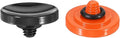 PATIKIL Camera Shutter Button, 2 Pack Soft Shutter Release Button Pure Copper Camera Button Concave, for Nikon for Fujifilm for Leica Black/Orange by PATIKIL