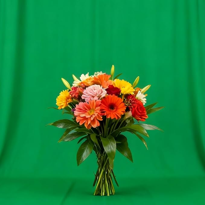 Green Screen Backdrop 6x9ft Photo Backdrop Chromakey Muslin Portrait Green Backdrop for PS Keying/Video Creation/Studio Portrait Shoots - Image 2