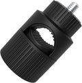 Plastics Round Tube Clamp with 1/4 Inch Screw for Camera Phone Mount Tripods Stand 12mm to 23mm Diameter Plastics Pipe Clamp Base by Unknown