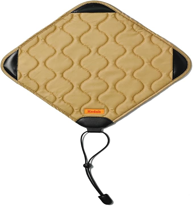 KODAK Camera Wrap Size M 31x31cm - Water-Resistant, Anti-Scratching and Dust-Free Protective Cloth for Mirrorless Camera, Compact Camera, Prime Lens (Khaki) [ONE Item] by Unknown