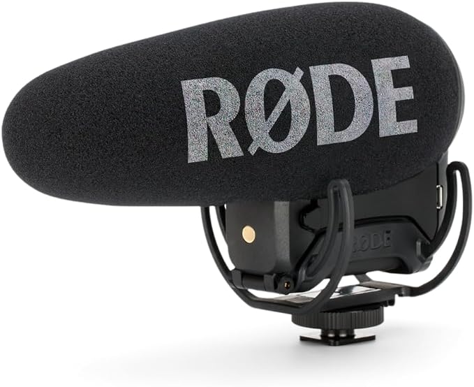 RØDE VideoMic Pro+ Premium On-camera Shotgun Microphone with High-pass Filter, High-frequency Boost, Pad, Safety Channel for Filmmaking, Content Creation and Location Recording | High-pass Filter, High-frequency Boost, Pad, Safety Channel for Filmmakin... by R%C3%98DE
