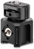 Zeadio Universal Camera Mount with 1/4"-20 Screw, Hot Shoe Adapter, 3/8" Threaded Holes with to 1/4"-20 Threaded Adapter, Light Shoe & Bubble Level for Monitor and Light Mounts etc by Zeadio
