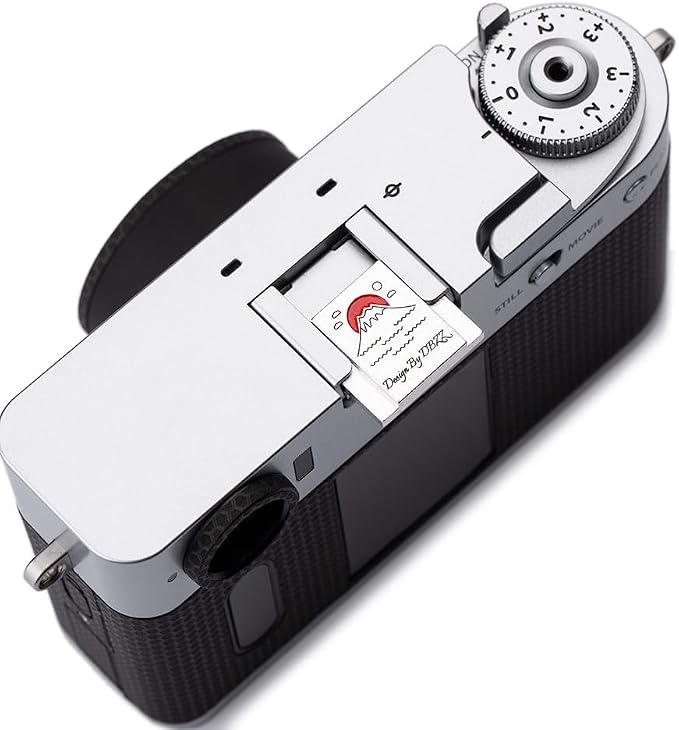 Camera Hot Shoe Cover/Shutter Button, Soft Release Button,Suitable for FUJIFILM XT5 XT4 XT3 XT30 XT20 X100V X100F XT100 X-E3 X-PRO2 X-PRO3 (Mountains and sea-Hot Shoe Cover) - Image 3