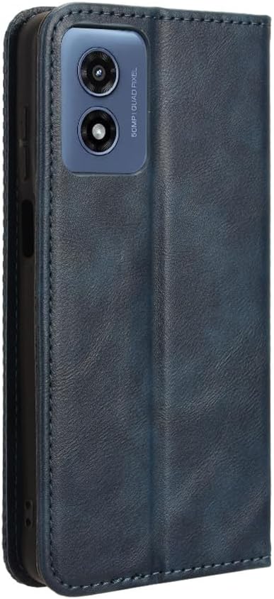 for RAZ Memory Cell Phone (2025/2024) Case Magnetic Flip Wallet -Blue | Magnetic Wallet with Card Holder Kickstand Protection Flip Folio Leather Wallet Case for RAZ Memory Cell Phone (2024/2025) - Image 4
