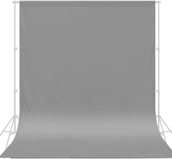 CPLIRIS 10x20ft Grey Backdrop for Photography, Dual-Size Dual-Pocket Design Photo Booth Background for Portrait Photoshoot, Party and Video with Both Options of 10 feet and 20 feet in Width - Image 7