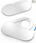 imluckies Rotating Webcam Cover [2-Pack], 0.02 Inch Ultra-Thin Metal Privacy Cover for Laptop, MacBook, iMac, PC, iPad & iPhone, Silver by imluckies