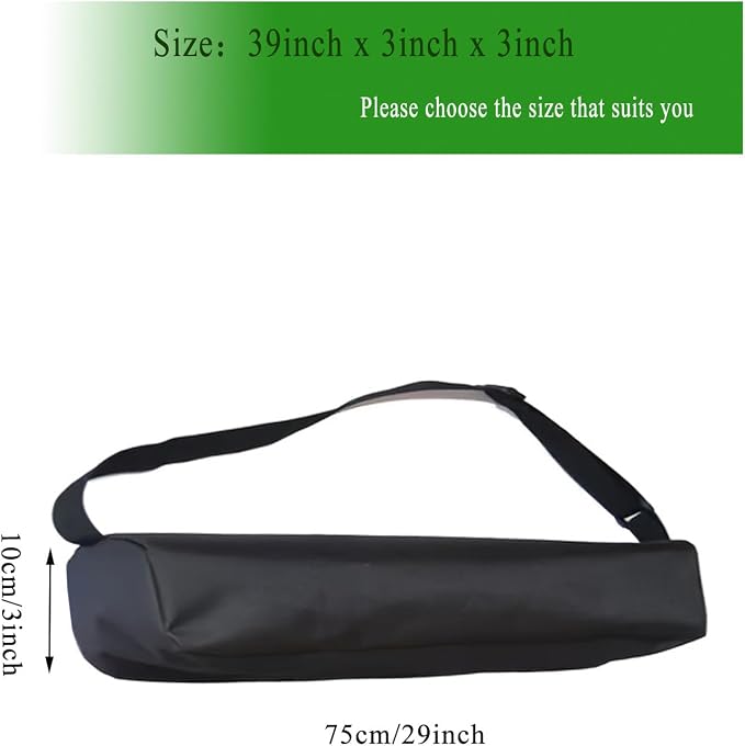 Multi-Purpose Duffle Bag for Sports Gear & Tripod Storage - Heavy Duty Waterproof Organizer for Camera Stand, Mic, Grill Tools, Camping Equipment(29''(L) x3''(H)) - Image 3