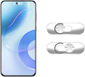 Front Camera Cover Compatible for Smartphones,Webcam Cover Compatible for Pixel/Galaxy/iPad,Protect Privacy and Security,Camera Slide Protection,2 Pack-Silver by EYSOFT