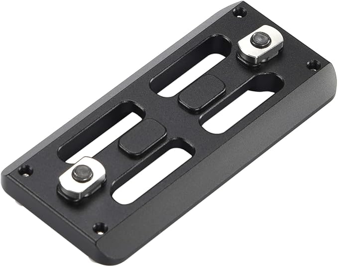 SHINEWEE Arca Dovetail Rail for M-LOK System – Quick-Release Tripod Mount Adapter | Compatible with Arca-Swiss/RRS Standards | Lightweight Aluminum Hunting Accessory | 2-Slot Interface by shinewee
