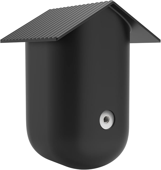 Holicfun Silicone Cover for Arlo Essential Outdoor Camera (2nd Gen), 2-Pack | Protective black skin, bridhouse design, adds extra protection, ideal for disguise, easy to install and remove - Image 5