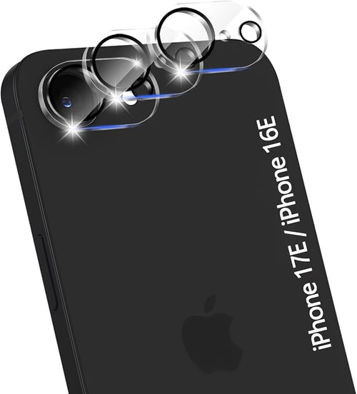(3 Pack) Camera Lens Protector for iPhone 17e / iPhone 16e, Anti Scratch, Bubble Free,Tempered Glass Screen Protecto - Image 2
