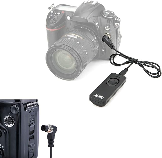 Kiwifotos MC-30 Remote Control Shutter Release for Nikon Z8 Z9 D850 D810 D5 | for Nikon D810 D810A D800 D700 D500 D5 D4s D4 D3 D3s D3X D2X D2Hs D2Xs D300s D300 D200 & More Camera with 10-Pin Connection - Image 6