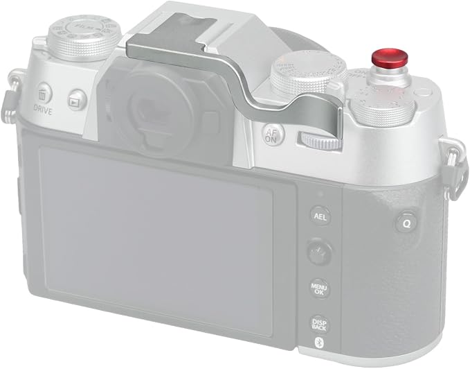 Metal Thumb Up Grip for for Fuji Fujifilm XT50 XT5 XT4 XT3 XT30 XT2 XT20 XT10 Digital Camera Hot Shoe Thumb Hand Grip Accessories (Silvery) - Image 3