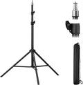 K&F CONCEPT Light Stand for Photography, 7.5ft/2.3M Extendable Tripod | Lighting Tripod with 1/4" Screw for Lighting/Strobe Light/Webcams/Cameras/Softbox, with Storage Bag, TL02 by KFCONCEPT