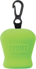 Chums Microfiber Lens Cloth Pouch, Portable Cleaner Keychain (EV Green) | 8 x 8 inch Cloth Cleans Lenses & Screens, Standard Size, Clips on Backpack or Keychain for Easy Carry & Outdoor Adventures by Chums