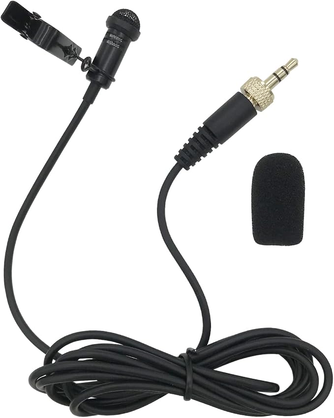 2-Pack Mic Replacement for DJI, Rode, Sennheiser Wireless Transmitter Lavalier Lapel Microphone - Wearable, Omnidirectional, 3.5mm TRS - Image 3