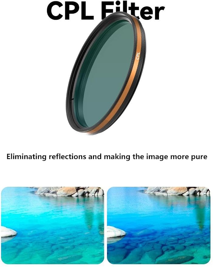 Fotorgear 67mm Phone Filter Storage Bag, Leather filter storage bag Clip On Filters Kit for Phone & Camera 67mm Adapter Ring, Phone Lens Clip Compatible with iPhone(Bag Only) - Image 4