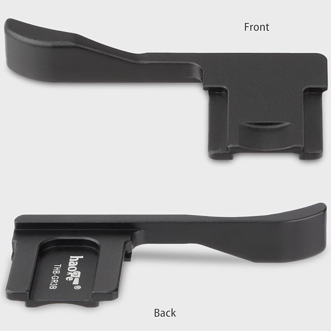 Haoge THB-GR3B Metal Hot Shoe Thumb Up Rest Hand Grip for RICOH GR4 GR III X GRIII GR3 GR3X GR IV Camera Black - Image 4