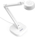 INS-1 Classic USB Document Camera/Webcam, 8MP, Built-in LED, Mic | Auto Focus, Plug & Play, Compatible with Windows / Mac / Chromebook for Distance Learning, Live Demo, Online Teaching, White by INSWAN