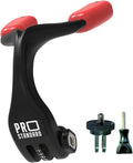 Pro Standard Grill Mount 4.0 - Heat Moldable Bite Mount - Compatible with Insta360, GoPro, DJI, Garmin and All Action Cameras (Black/Red) by Unknown
