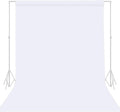 TRLYC White Photography Backdrops 10x10 FT Seamless Background for Studio | White Backdrop for Photoshoot Video Backgrounds Screen Party Wrinkle-free Polyester Non-Glare Rod Pocket Easy Setup by TRLYC