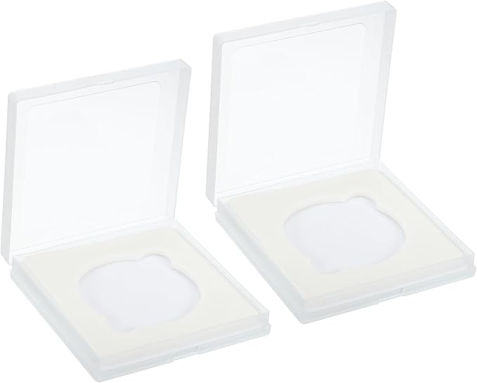 PATIKIL 67mm Lens Filter Case, 2pcs Black Plastic, Sponge Protective Case, Water Resistant, Dustproof by PATIKIL