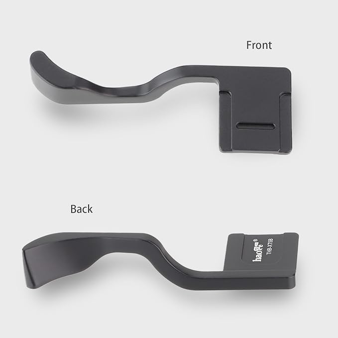 Haoge THB-XT5B Hand Grip Metal Hot Shoe Thumb Up Rest for Fujifilm Fuji X-T5 Camera Black - Image 5